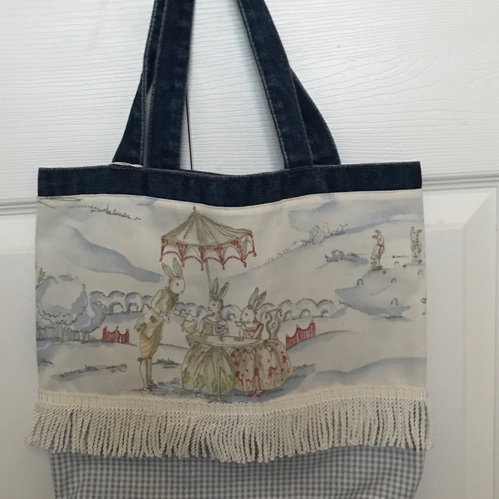 NWOT Handmade Embellished Baby Bag